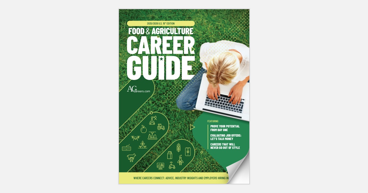 Preview of the U.S. Food and Agriculture Career Guide