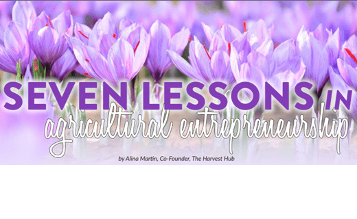 Seven Lessons in Agricultural Entrepreneurship