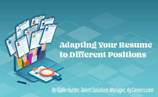 Adapting Your Resume to Different Positions