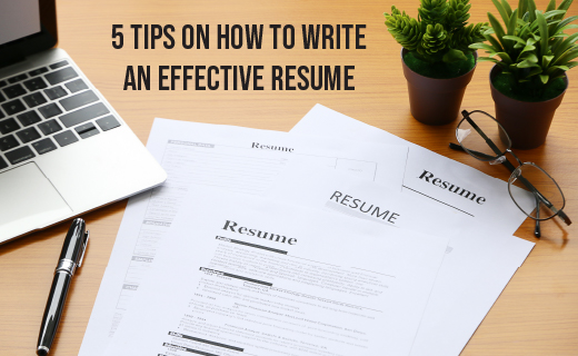 5 Resume Tips to Stand Out 