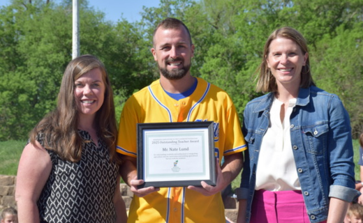 Nathan Lund Named Outstanding Teacher of the Year 