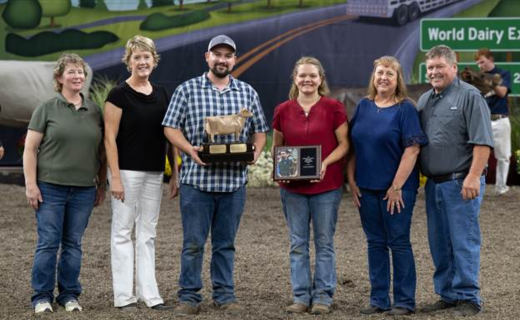Tyler Woodman Receives Richard Caverly Memorial Dairy Award 