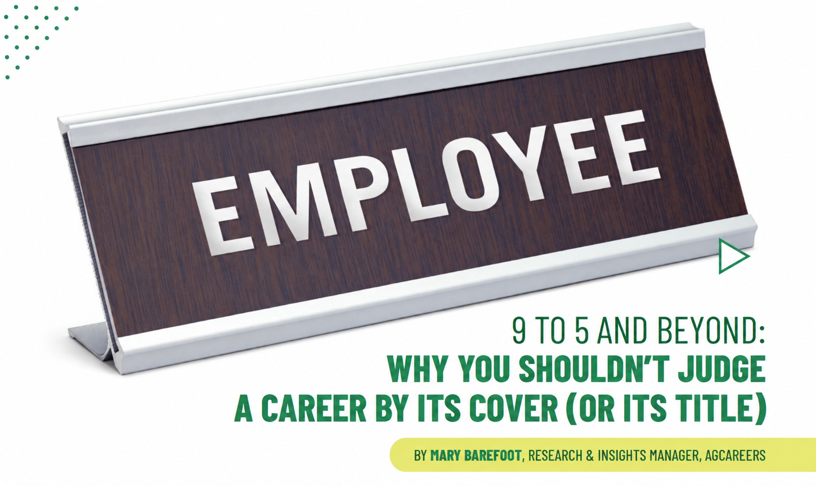9 to 5 and Beyond: Why You Shouldn’t Judge a Career by Its Cover (or Its Title)  Canada