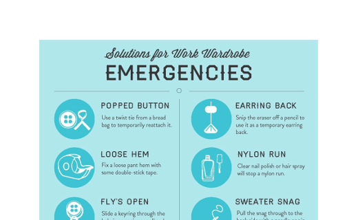Solutions for Work Wardrobe Emergencies