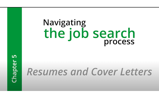 Navigating Job Search - Resumes (Ch 5)