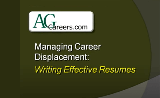 Writing an Effective Resume